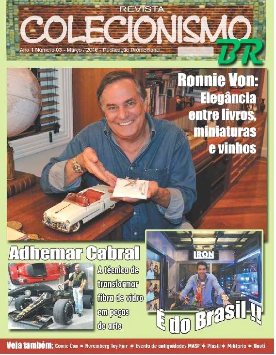 REVISTA COLECIONISMO BR Nº 3 - RONNIE VON, KIKOLER, ATMA...