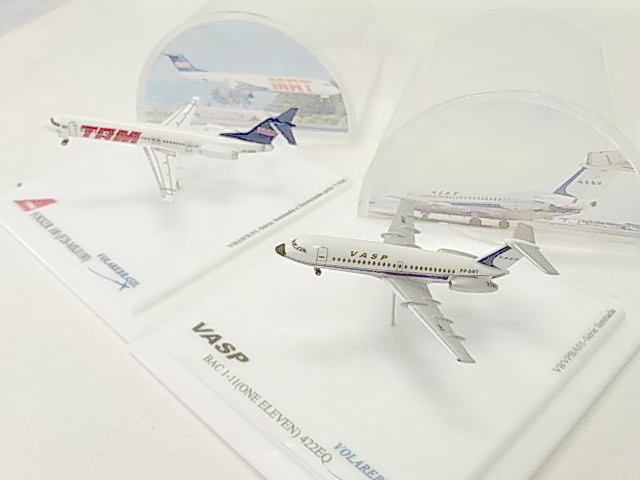 SET COLLECTOR VOLAREBRASIL FOKKER 100 TAM BAC 111 VASP